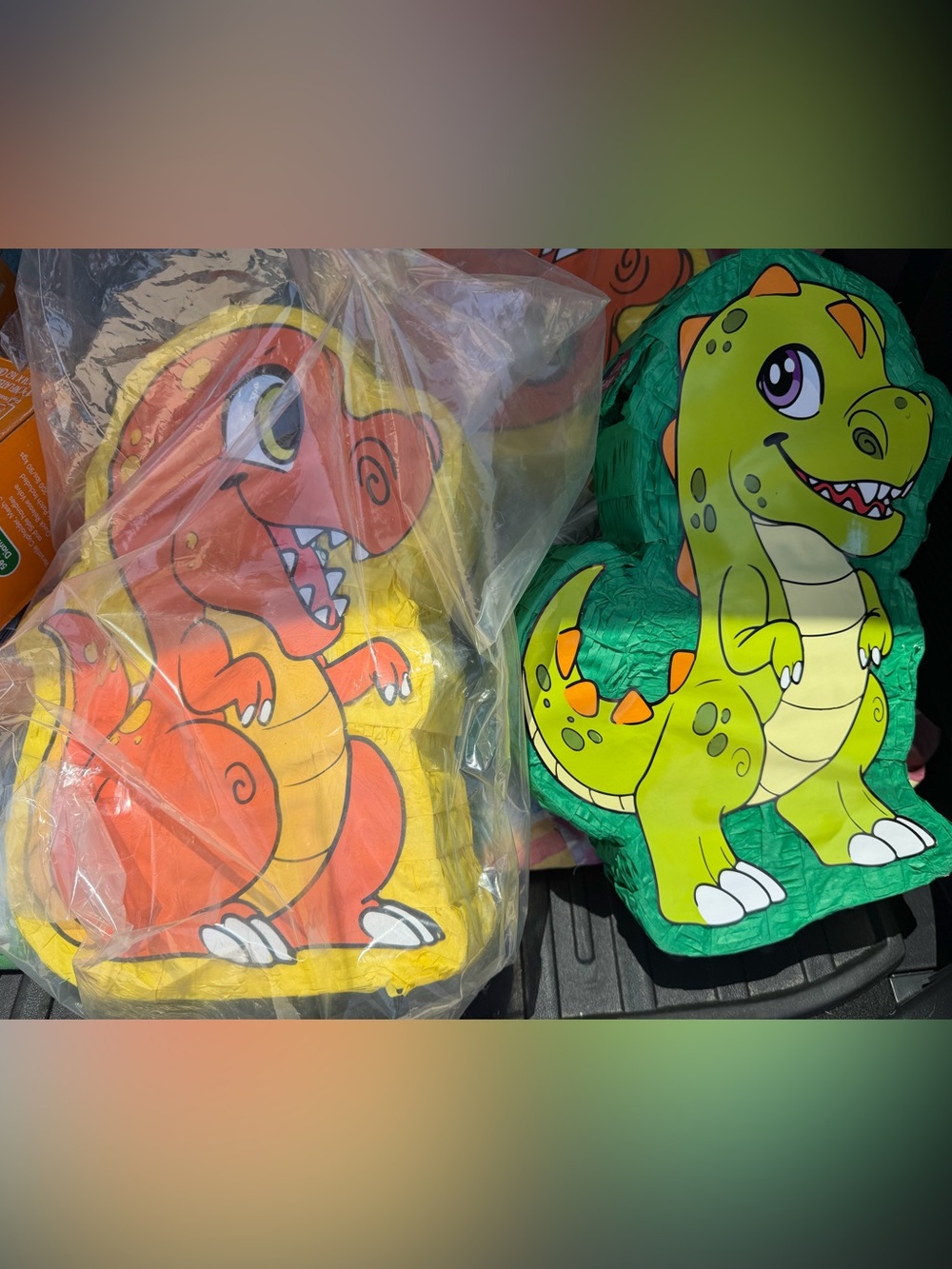 Target Kids Dinosaur Piñata Set - Green and Orange